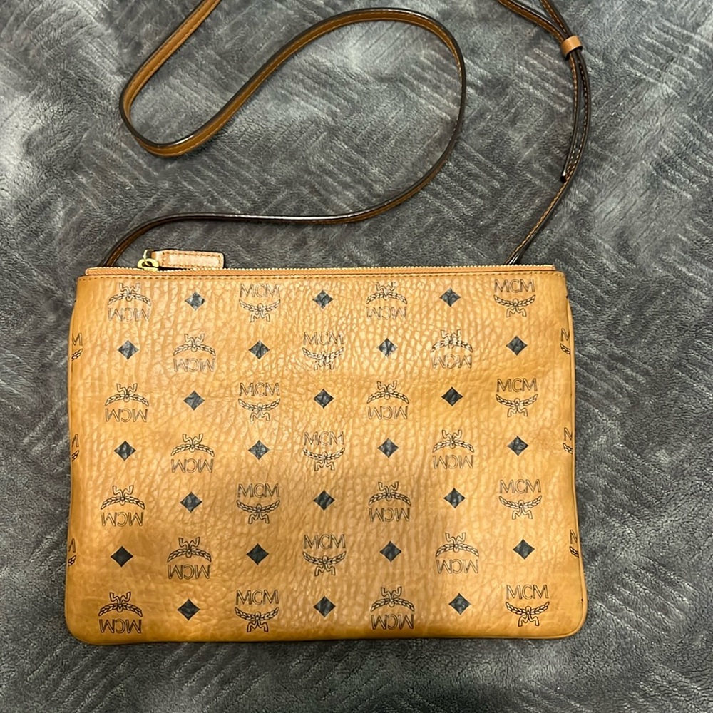 MCM cross body pouch